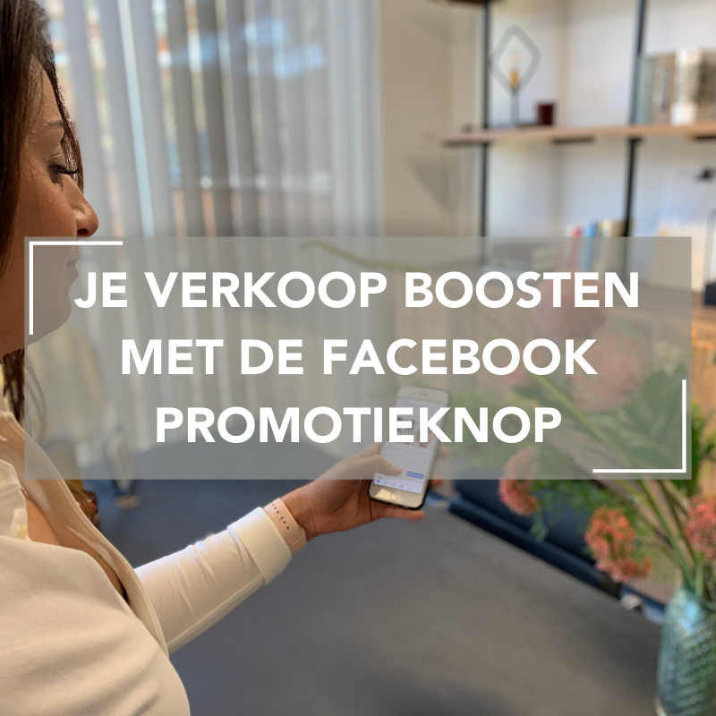 Je verkoop boosten met de Facebook promotieknop