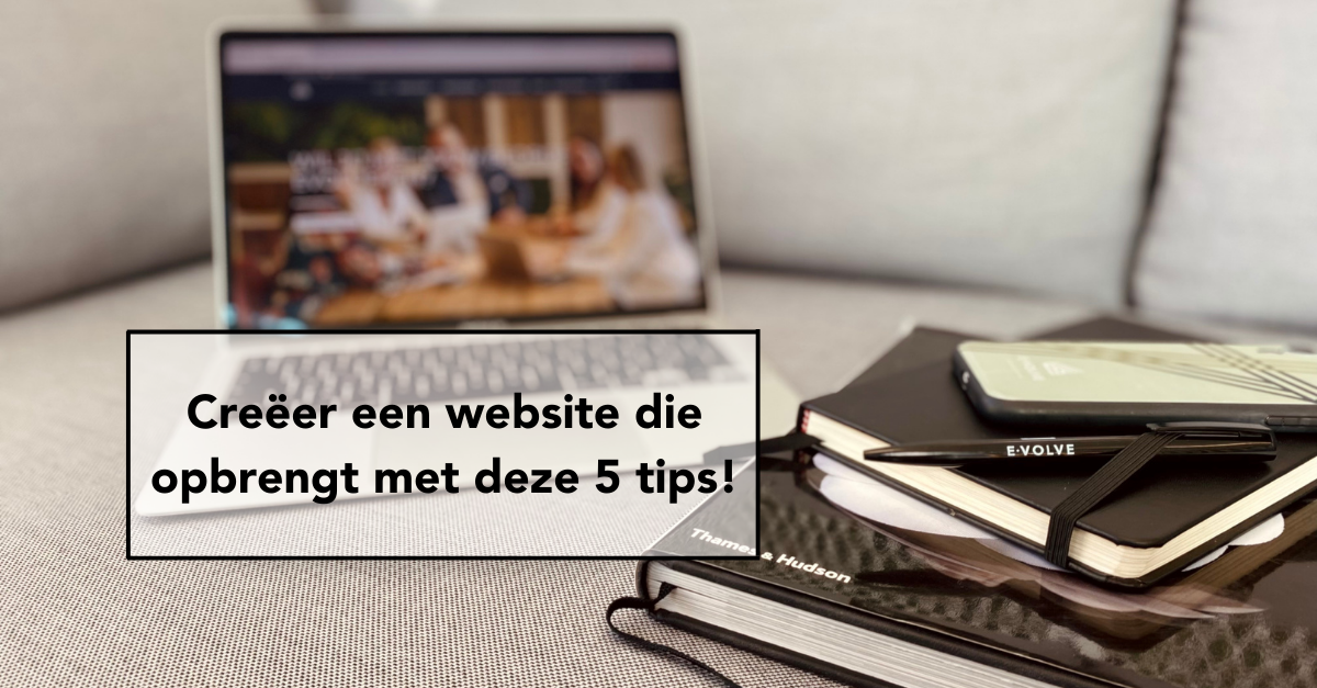 E-Volve blog- Creëer een website die opbrengt