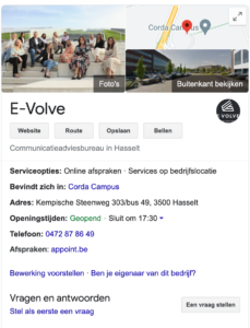 Google Mijn Bedrijf