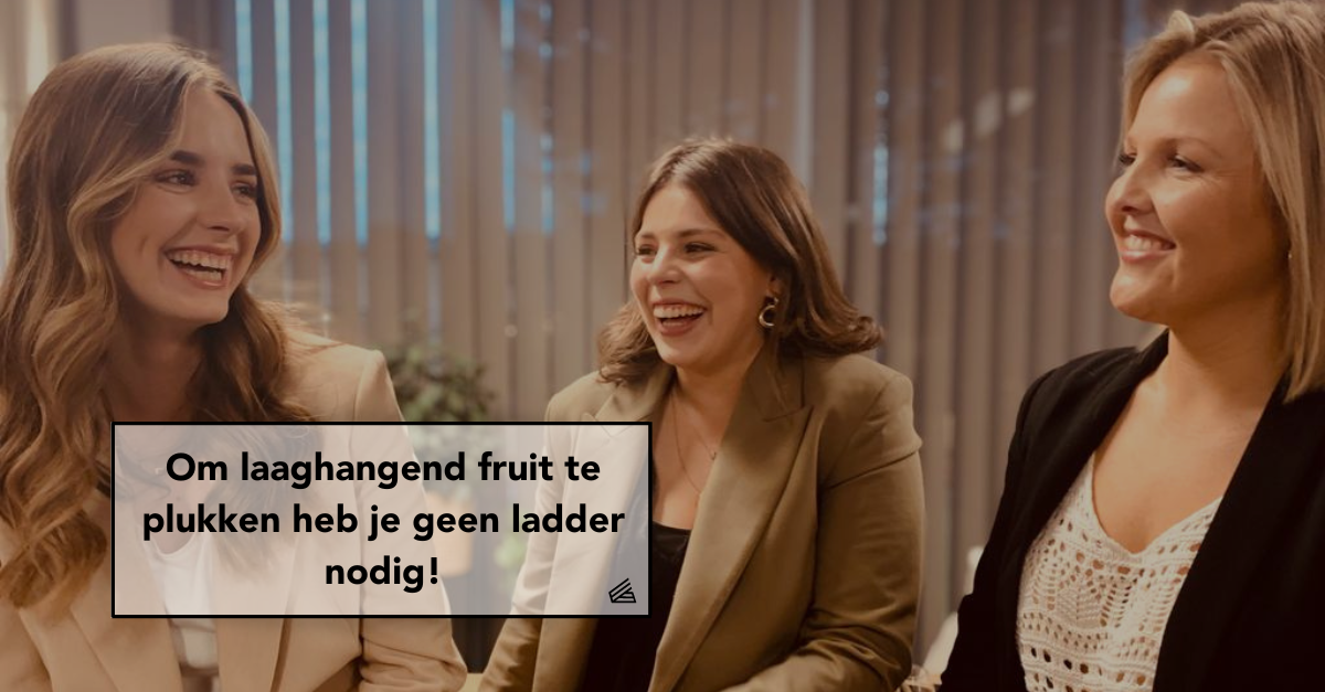 Header van blog met 3 vrouwelijke marketeers op.