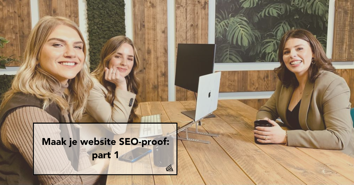 Header blog over hoe je je website seo-proof kan maken.