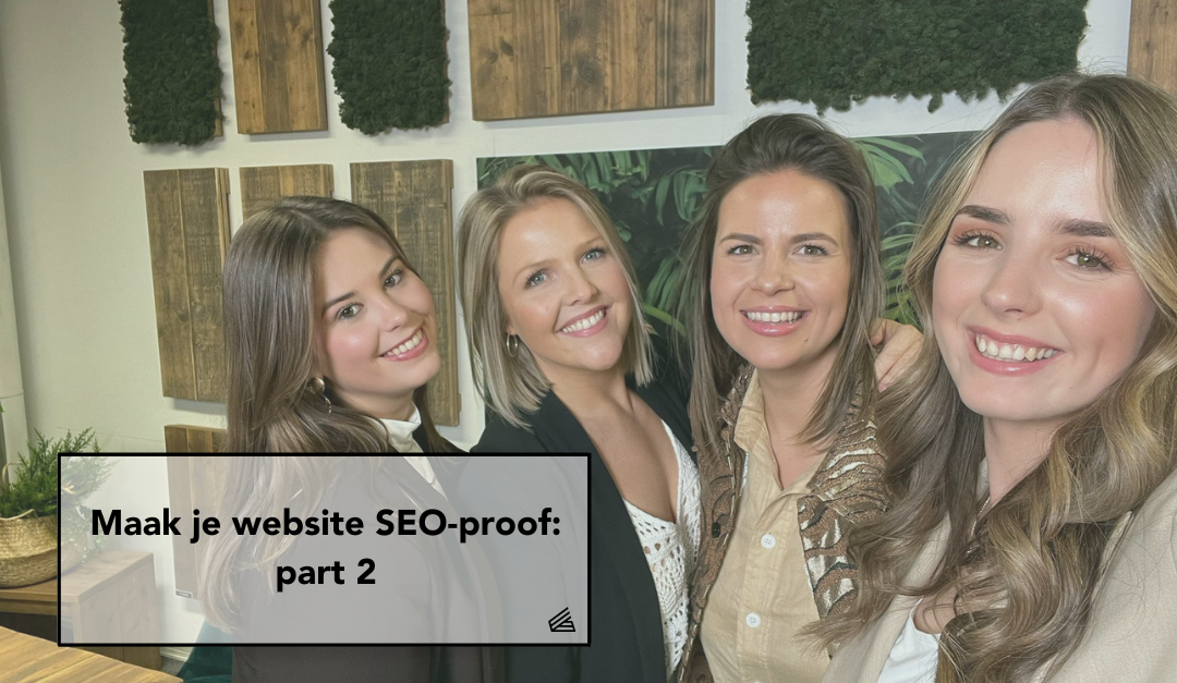 Maak je website SEO-proof: part 2